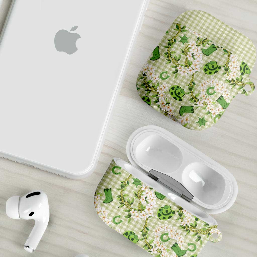 Mokihana Maile Ilima Leis Paniolo Palaka AirPods Case Hawaiian Omaomo Ala Spirit LT9 - Polynesian Pride