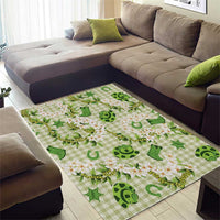 Mokihana Maile Ilima Leis Paniolo Palaka Area Rug Hawaiian Omaomo Ala Spirit LT9 - Polynesian Pride