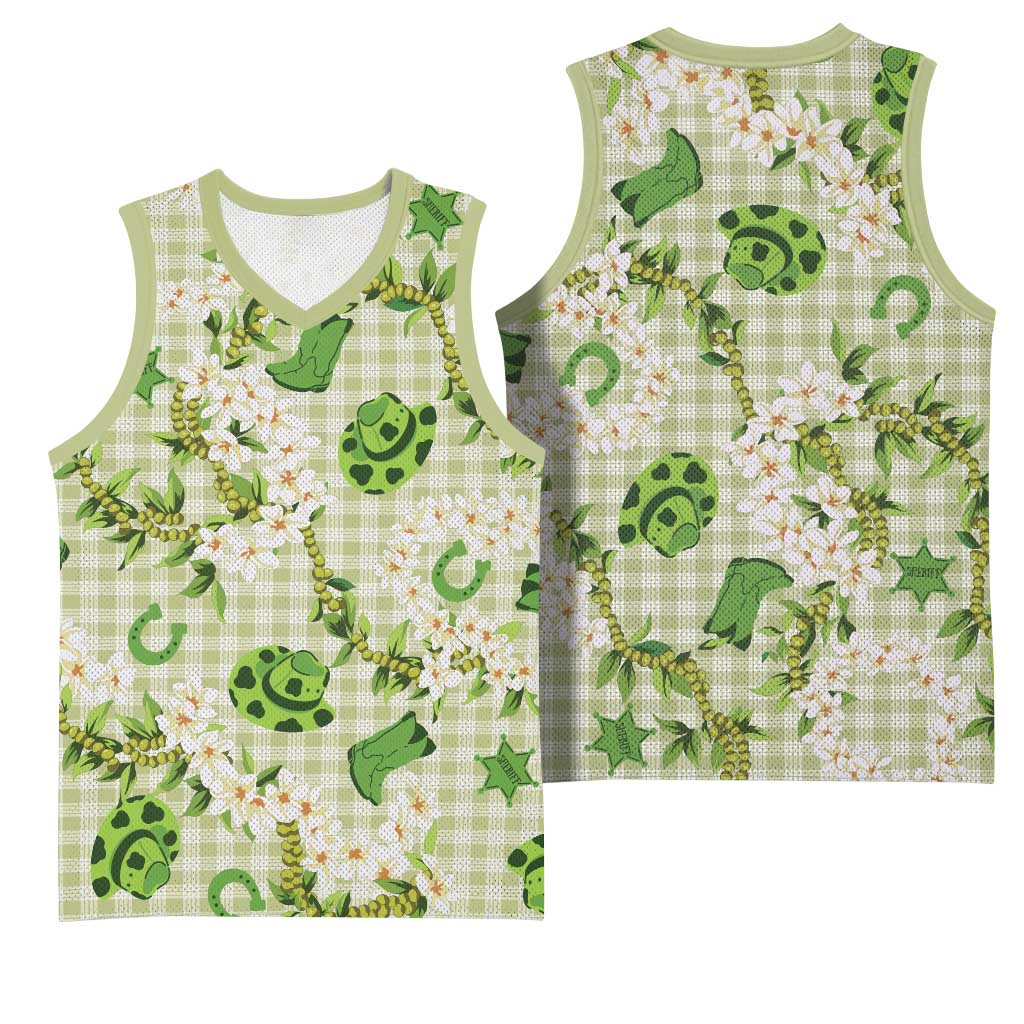 Mokihana Maile Ilima Leis Paniolo Palaka Basketball Jersey Hawaiian Omaomo Ala Spirit LT9 - Polynesian Pride