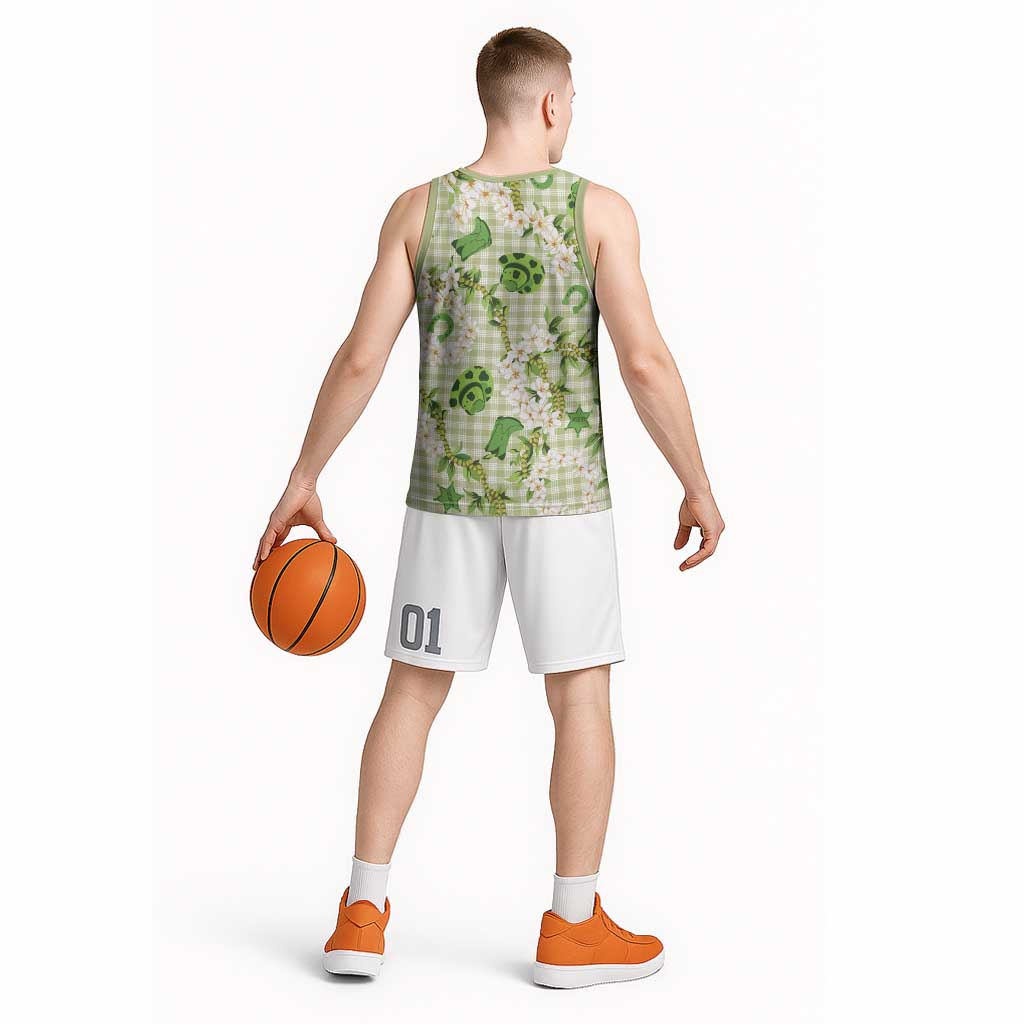 Mokihana Maile Ilima Leis Paniolo Palaka Basketball Jersey Hawaiian Omaomo Ala Spirit LT9 - Polynesian Pride