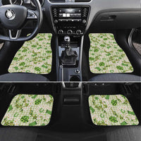 Mokihana Maile Ilima Leis Paniolo Palaka Car Mats Hawaiian Omaomo Ala Spirit LT9 Set 4pcs Green - Polynesian Pride