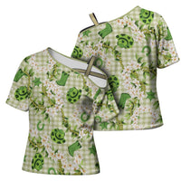 Mokihana Maile Ilima Leis Paniolo Palaka Cross Shoulder Shirt Hawaiian Omaomo Ala Spirit LT9 - Polynesian Pride
