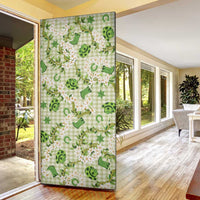 Mokihana Maile Ilima Leis Paniolo Palaka Door Cover Hawaiian Omaomo Ala Spirit LT9 - Polynesian Pride