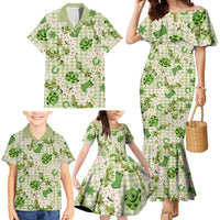 Mokihana Maile Ilima Leis Paniolo Palaka Family Matching Mermaid Dress and Hawaiian Shirt Hawaiian Omaomo Ala Spirit LT9 - Polynesian Pride