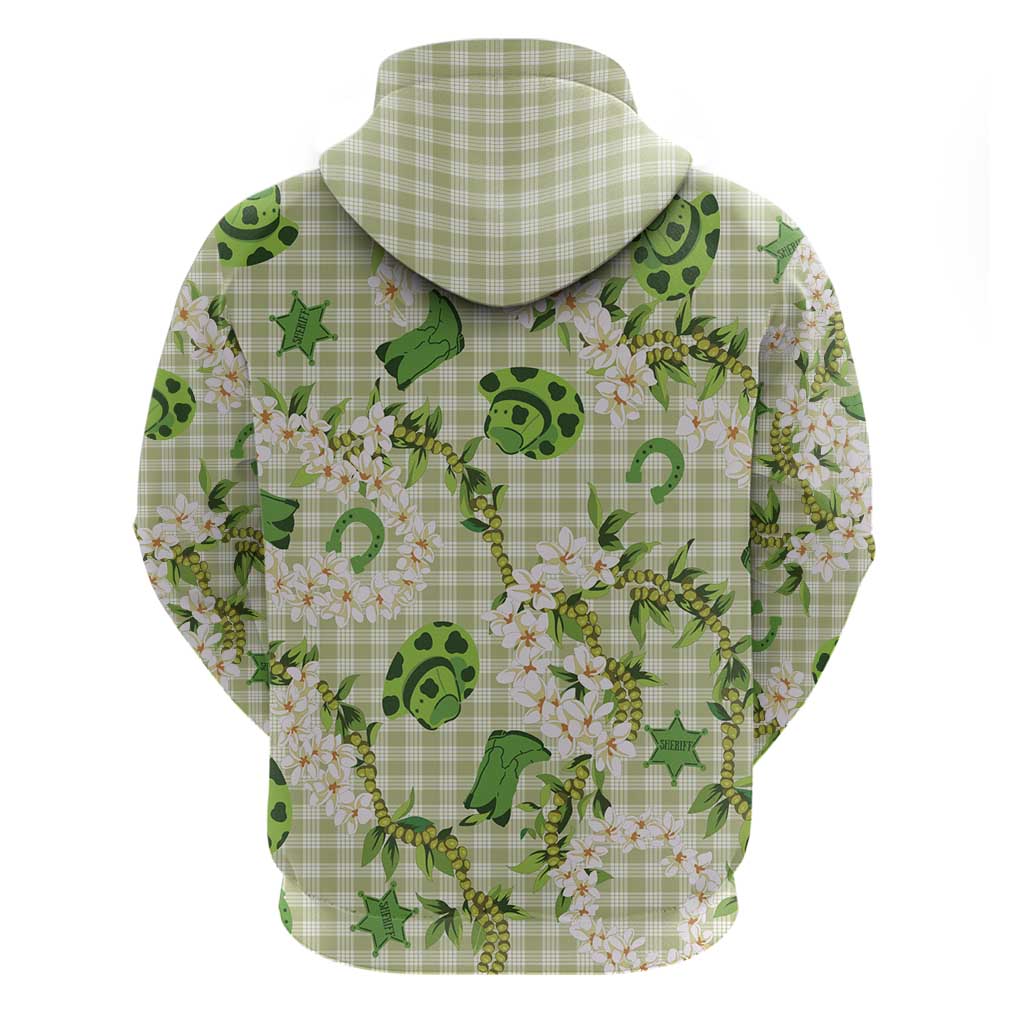 Mokihana Maile Ilima Leis Paniolo Palaka Hoodie Hawaiian Omaomo Ala Spirit LT9 - Polynesian Pride