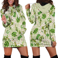 Mokihana Maile Ilima Leis Paniolo Palaka Hoodie Dress Hawaiian Omaomo Ala Spirit LT9 - Polynesian Pride