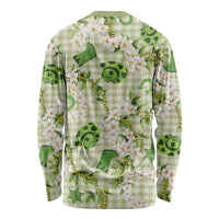 Mokihana Maile Ilima Leis Paniolo Palaka Long Sleeve Shirt Hawaiian Omaomo Ala Spirit LT9 - Polynesian Pride