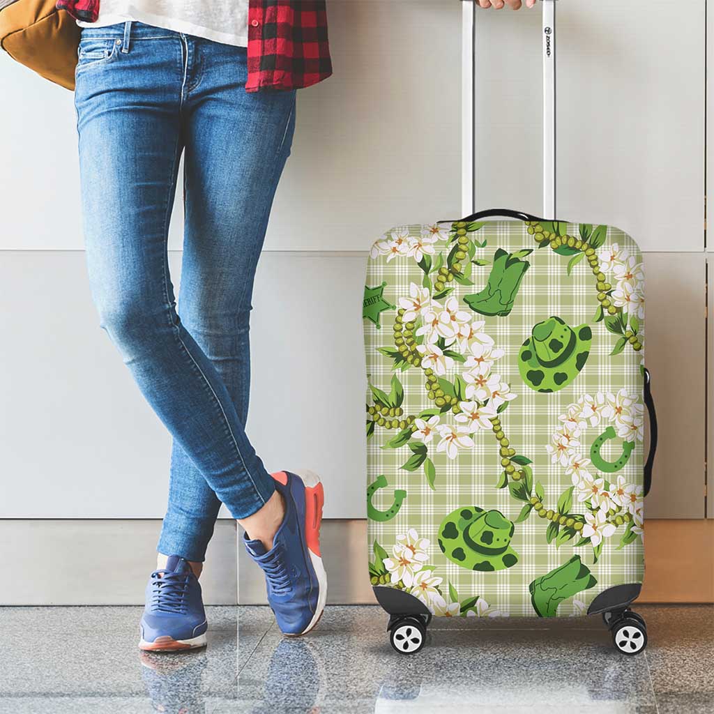 Mokihana Maile Ilima Leis Paniolo Palaka Luggage Cover Hawaiian Omaomo Ala Spirit LT9 - Polynesian Pride