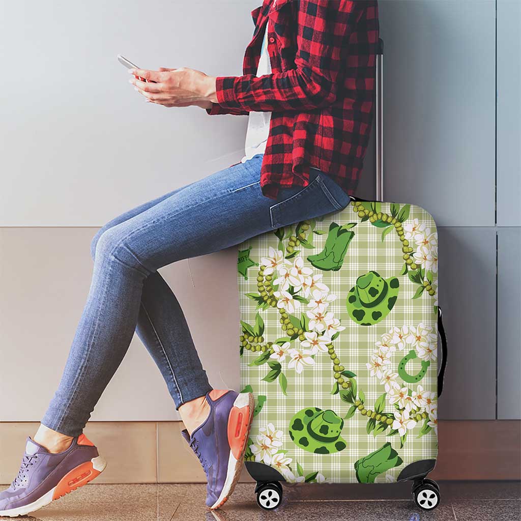 Mokihana Maile Ilima Leis Paniolo Palaka Luggage Cover Hawaiian Omaomo Ala Spirit LT9 - Polynesian Pride