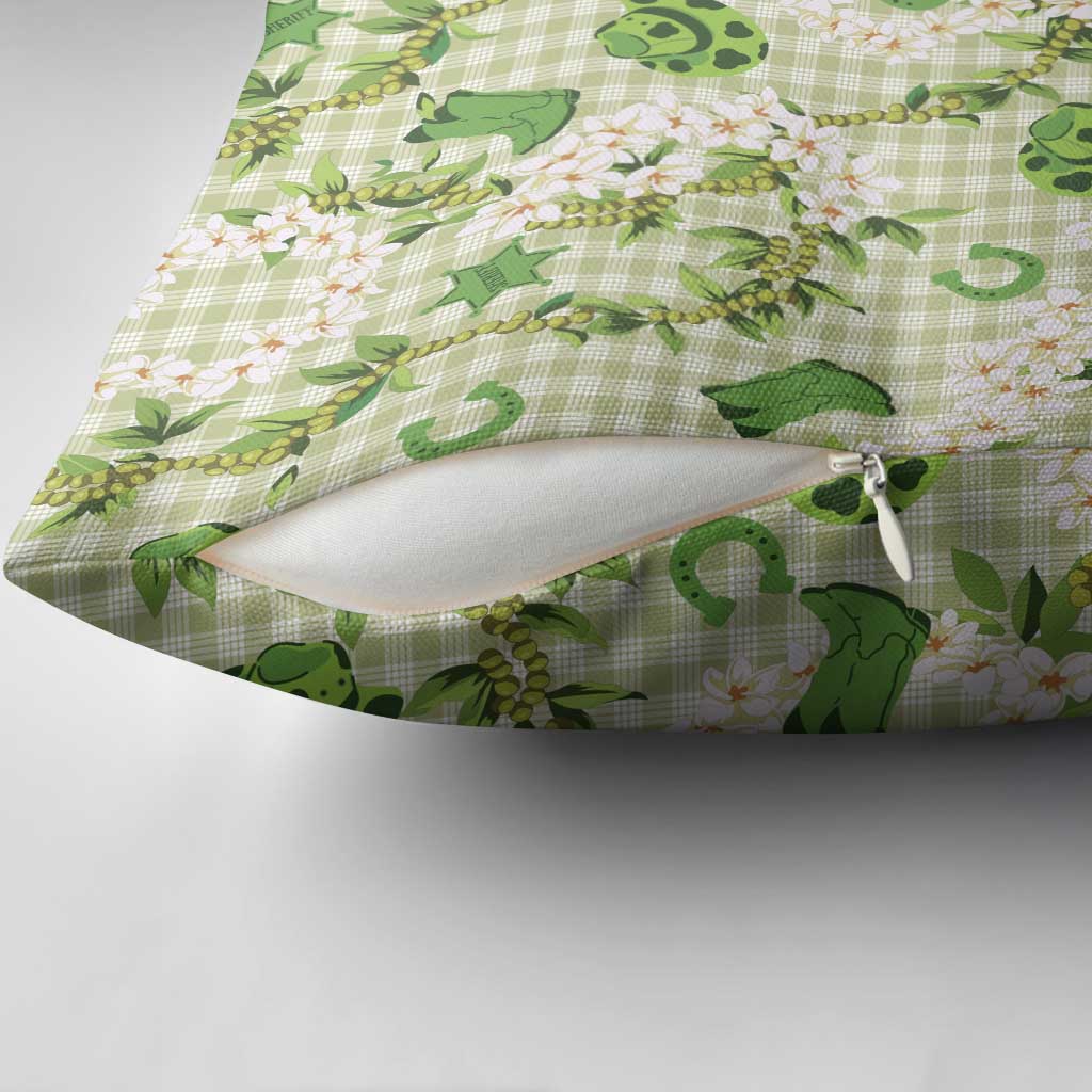 Mokihana Maile Ilima Leis Paniolo Palaka Pillow Cover Hawaiian Omaomo Ala Spirit LT9 - Polynesian Pride