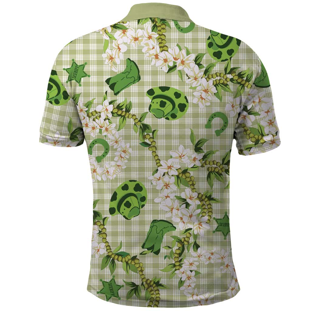 Mokihana Maile Ilima Leis Paniolo Palaka Polo Shirt Hawaiian Omaomo Ala Spirit LT9 - Polynesian Pride