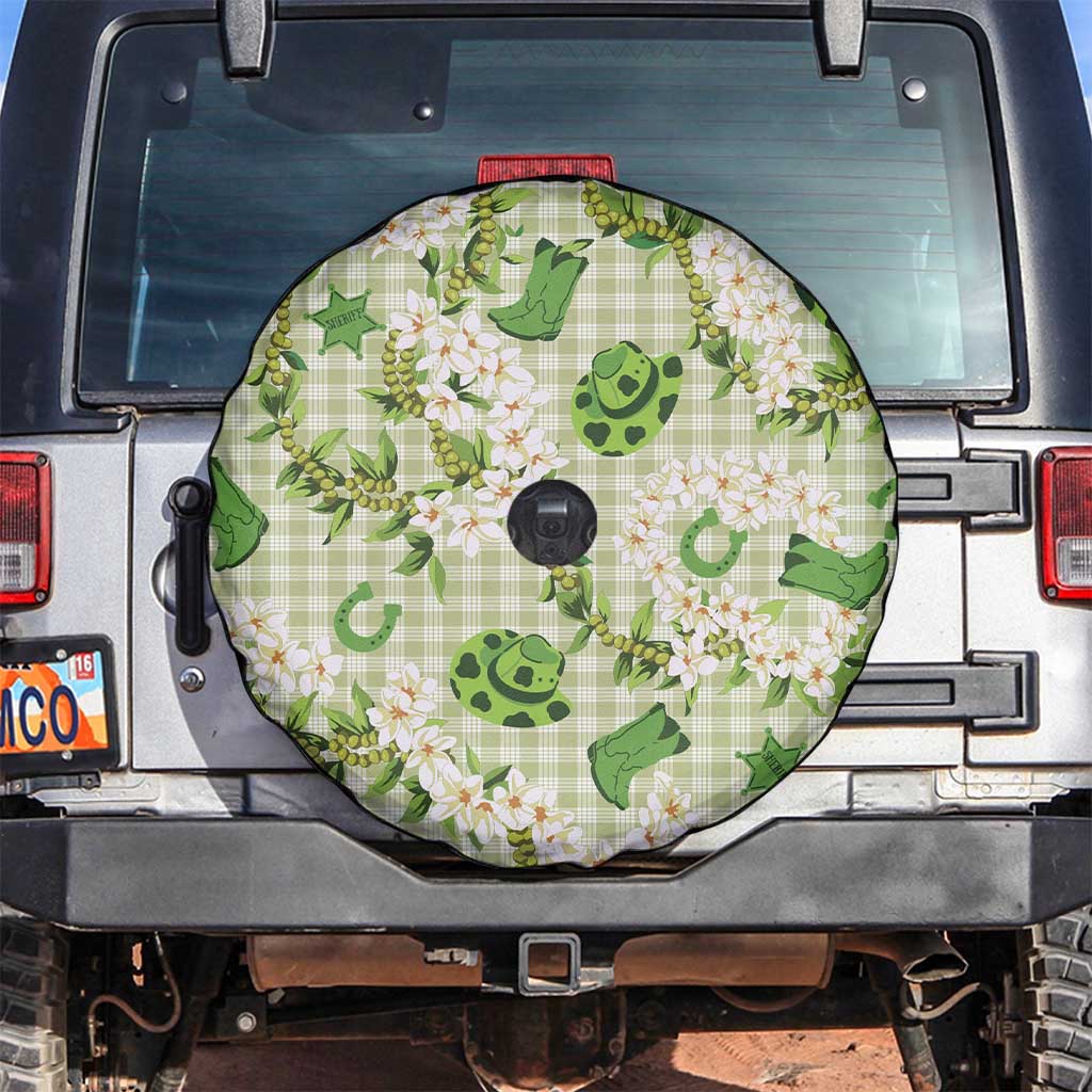 Mokihana Maile Ilima Leis Paniolo Palaka Spare Tire Cover Hawaiian Omaomo Ala Spirit LT9 Green - Polynesian Pride
