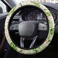 Mokihana Maile Ilima Leis Paniolo Palaka Steering Wheel Cover Hawaiian Omaomo Ala Spirit LT9 - Polynesian Pride
