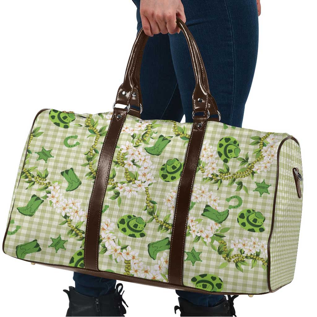 Mokihana Maile Ilima Leis Paniolo Palaka Travel Bag Hawaiian Omaomo Ala Spirit LT9 - Polynesian Pride