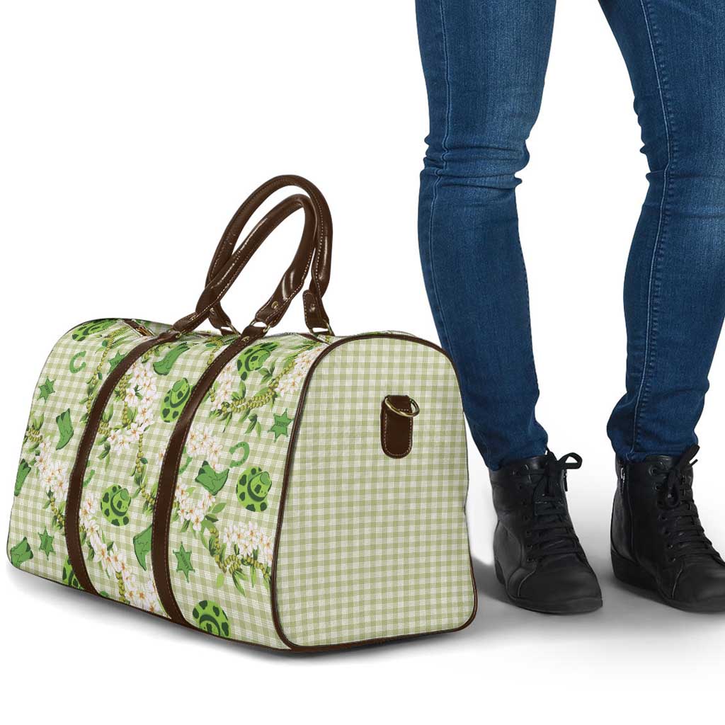 Mokihana Maile Ilima Leis Paniolo Palaka Travel Bag Hawaiian Omaomo Ala Spirit LT9 - Polynesian Pride