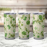 Mokihana Maile Ilima Leis Paniolo Palaka Tumbler Cup Hawaiian Omaomo Ala Spirit LT9 - Polynesian Pride