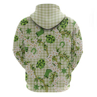 Mokihana Maile Ilima Leis Paniolo Palaka Zip Hoodie Hawaiian Omaomo Ala Spirit LT9 - Polynesian Pride