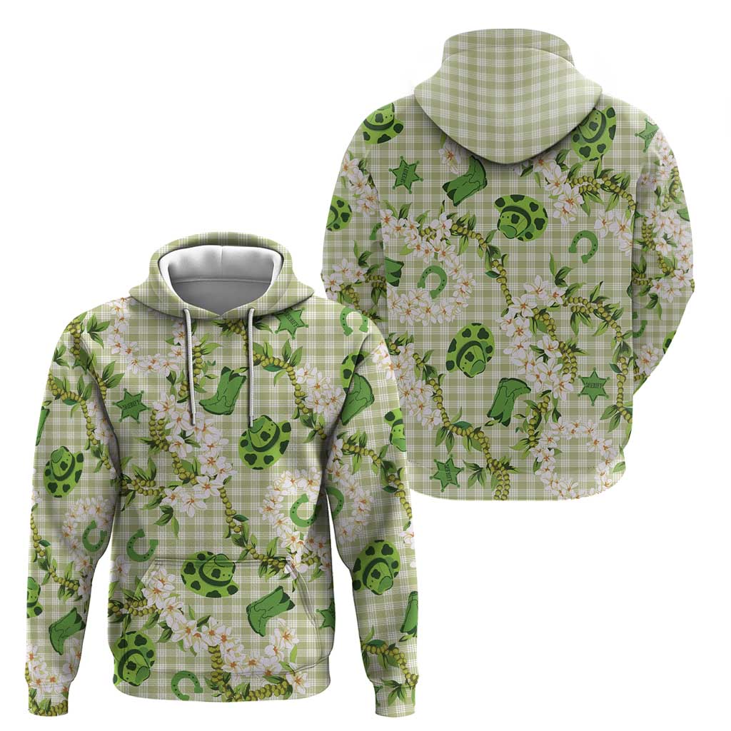 Mokihana Maile Ilima Leis Paniolo Palaka Zip Hoodie Hawaiian Omaomo Ala Spirit LT9 - Polynesian Pride