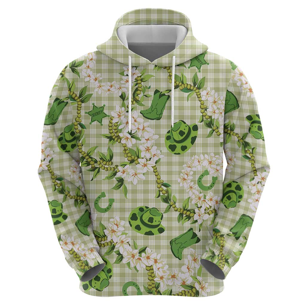 Mokihana Maile Ilima Leis Paniolo Palaka Zip Hoodie Hawaiian Omaomo Ala Spirit LT9 - Polynesian Pride