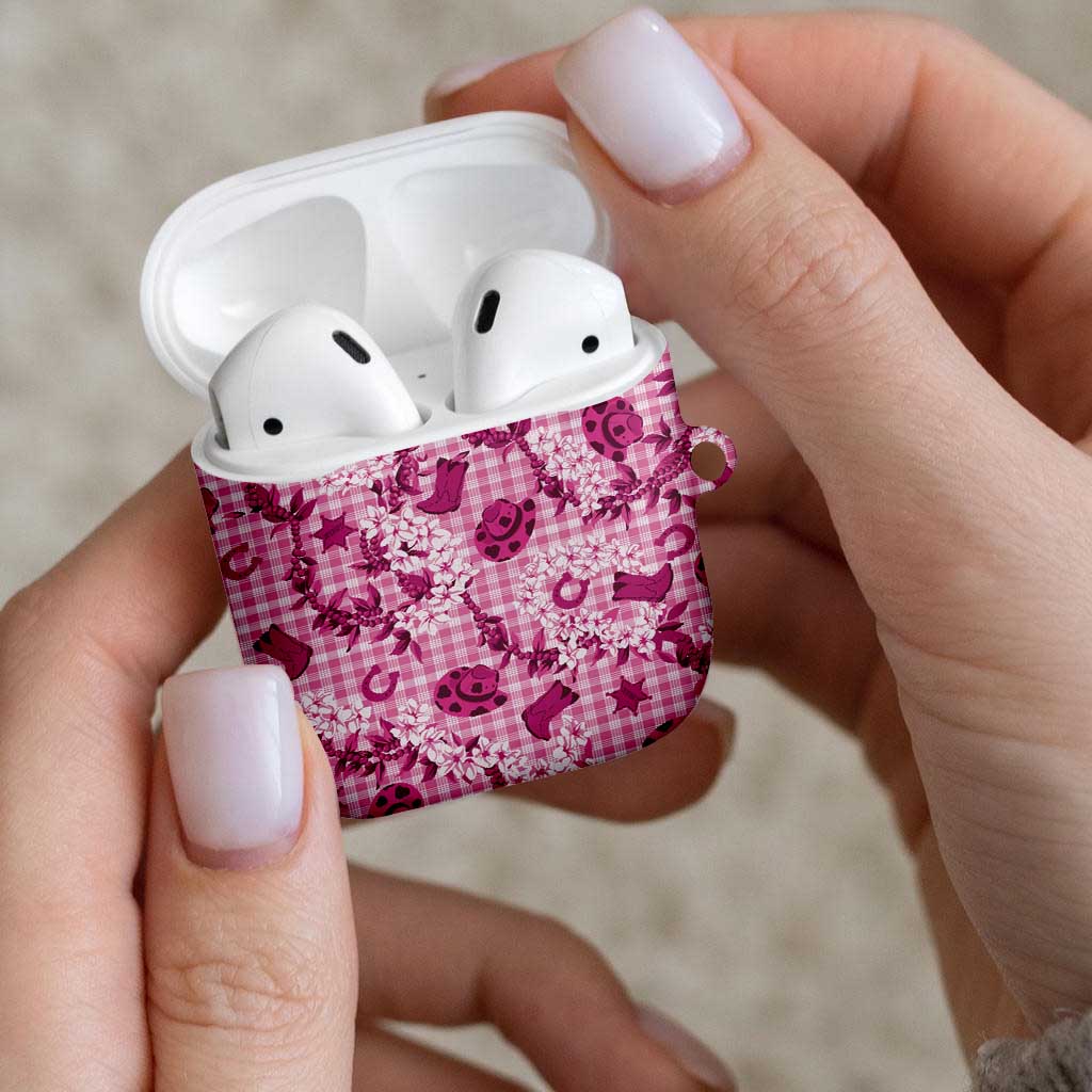 Mokihana Maile Ilima Leis Paniolo Palaka AirPods Case Hawaiian Omaomo Ulaula Spirit LT9 - Polynesian Pride