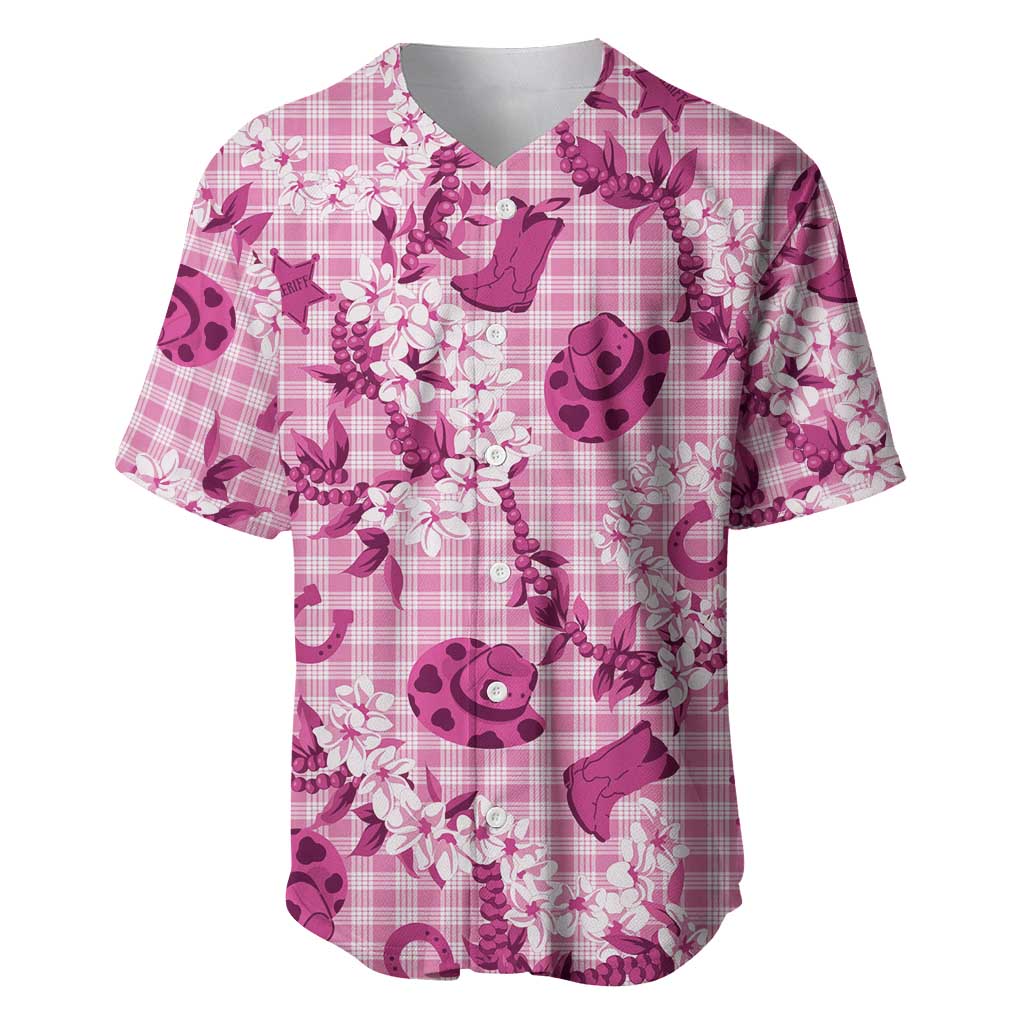 Mokihana Maile Ilima Leis Paniolo Palaka Baseball Jersey Hawaiian Omaomo Ulaula Spirit - Polynesian Pride