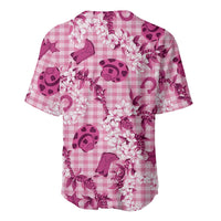 Mokihana Maile Ilima Leis Paniolo Palaka Baseball Jersey Hawaiian Omaomo Ulaula Spirit LT9 - Polynesian Pride