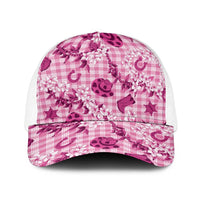 Mokihana Maile Ilima Leis Paniolo Palaka Baseball Net Cap Hawaiian Omaomo Ulaula Spirit - Polynesian Pride