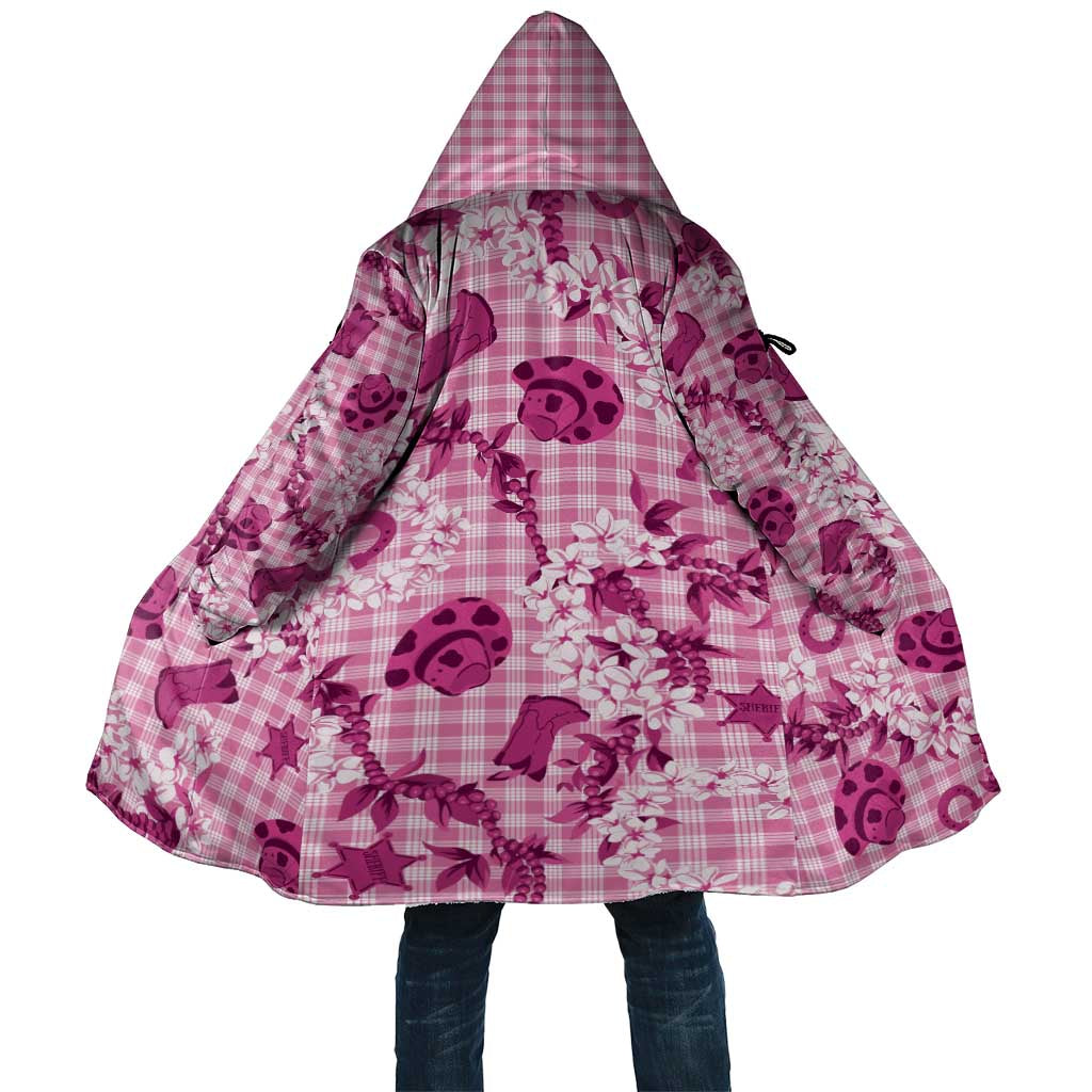 Mokihana Maile Ilima Leis Paniolo Palaka Cloak Hawaiian Omaomo Ulaula Spirit LT9 Unisex Pink - Polynesian Pride