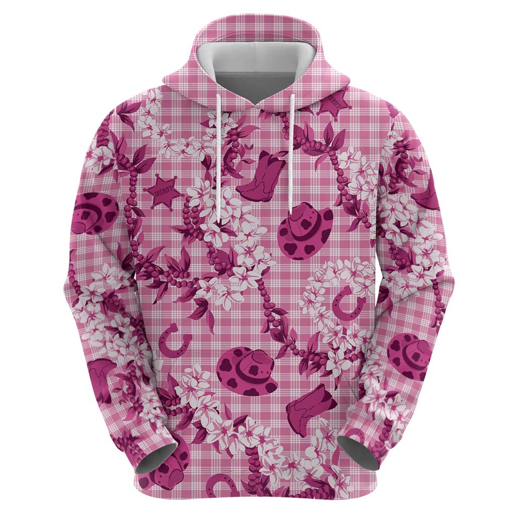 Mokihana Maile Ilima Leis Paniolo Palaka Hoodie Hawaiian Omaomo Ulaula Spirit LT9 - Polynesian Pride