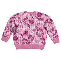 Mokihana Maile Ilima Leis Paniolo Palaka Kid Ugly Christmas Sweater Hawaiian Omaomo Ulaula Spirit LT9 - Polynesian Pride