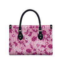 Mokihana Maile Ilima Leis Paniolo Palaka Leather Bag Hawaiian Omaomo Ulaula Spirit LT9 - Polynesian Pride