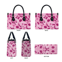 Mokihana Maile Ilima Leis Paniolo Palaka Leather Bag Hawaiian Omaomo Ulaula Spirit LT9 - Polynesian Pride