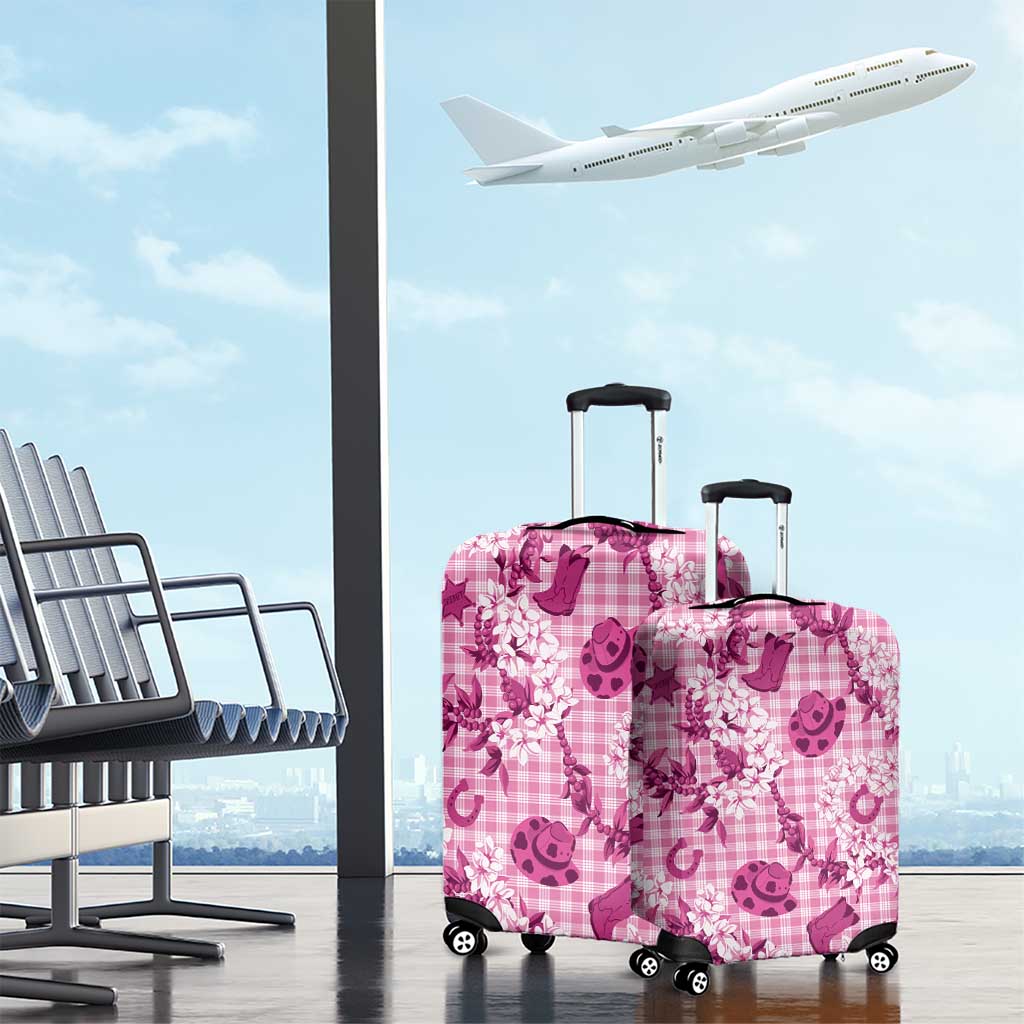 Mokihana Maile Ilima Leis Paniolo Palaka Luggage Cover Hawaiian Omaomo Ulaula Spirit LT9 - Polynesian Pride