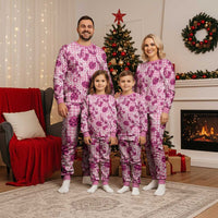 Mokihana Maile Ilima Leis Paniolo Palaka Christmas Pajama Set Hawaiian Omaomo Ulaula Spirit LT9 - Polynesian Pride