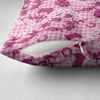 Mokihana Maile Ilima Leis Paniolo Palaka Pillow Cover Hawaiian Omaomo Ulaula Spirit LT9 - Polynesian Pride
