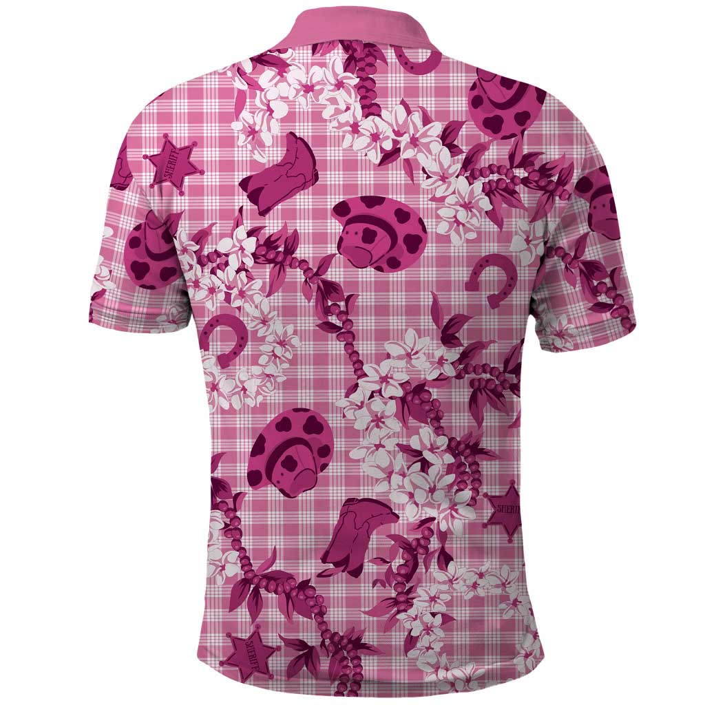 Mokihana Maile Ilima Leis Paniolo Palaka Polo Shirt Hawaiian Omaomo Ulaula Spirit LT9 - Polynesian Pride