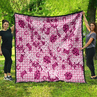 Mokihana Maile Ilima Leis Paniolo Palaka Quilt Hawaiian Omaomo Ulaula Spirit LT9 - Polynesian Pride