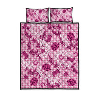 Mokihana Maile Ilima Leis Paniolo Palaka Quilt Bed Set Hawaiian Omaomo Ulaula Spirit LT9 - Polynesian Pride