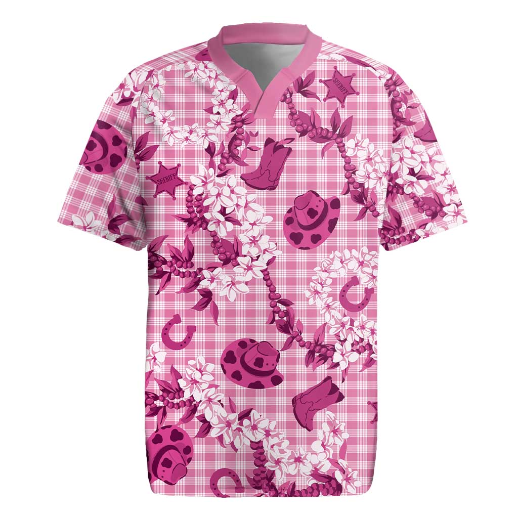 Mokihana Maile Ilima Leis Paniolo Palaka Rugby Jersey Hawaiian Omaomo Ulaula Spirit - Polynesian Pride