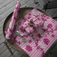 Mokihana Maile Ilima Leis Paniolo Palaka Wrapping Paper Hawaiian Omaomo Ulaula Spirit LT9 - Polynesian Pride
