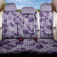 Mokihana Maile Ilima Leis Paniolo Palaka Back Car Seat Cover Hawaiian Poni Spirit LT9 One Size Purple - Polynesian Pride