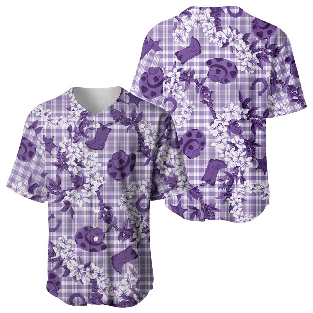 Mokihana Maile Ilima Leis Paniolo Palaka Baseball Jersey Hawaiian Poni Spirit - Polynesian Pride