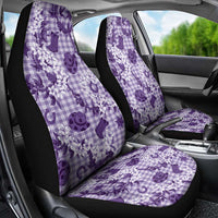 Mokihana Maile Ilima Leis Paniolo Palaka Car Seat Cover Hawaiian Poni Spirit LT9 - Polynesian Pride