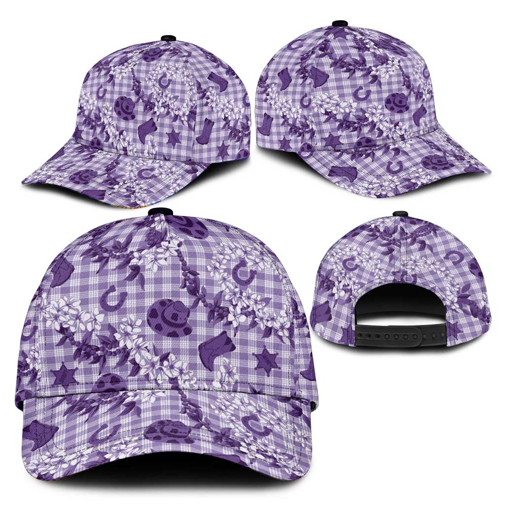 Mokihana Maile Ilima Leis Paniolo Palaka Classic Cap Hawaiian Poni Spirit - Polynesian Pride
