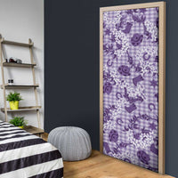 Mokihana Maile Ilima Leis Paniolo Palaka Door Cover Hawaiian Poni Spirit LT9 - Polynesian Pride