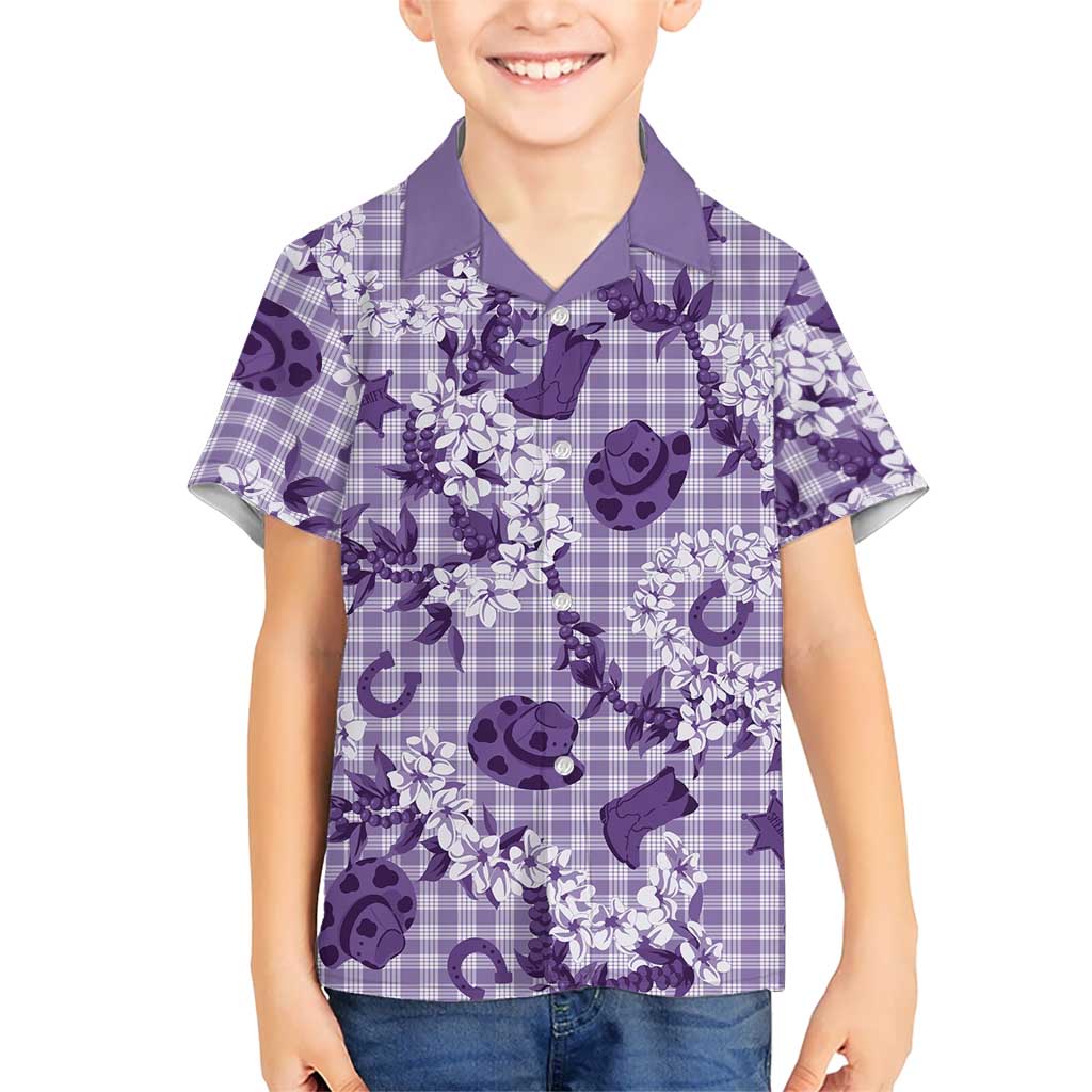 Mokihana Maile Ilima Leis Paniolo Palaka Hawaiian Shirt Hawaiian Poni Spirit LT9 - Polynesian Pride