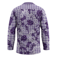 Mokihana Maile Ilima Leis Paniolo Palaka Hockey Jersey Hawaiian Poni Spirit LT9 - Polynesian Pride