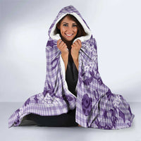 Mokihana Maile Ilima Leis Paniolo Palaka Hooded Blanket Hawaiian Poni Spirit LT9 - Polynesian Pride