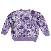 Mokihana Maile Ilima Leis Paniolo Palaka Kid Ugly Christmas Sweater Hawaiian Poni Spirit LT9 - Polynesian Pride