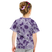 Mokihana Maile Ilima Leis Paniolo Palaka Kid T Shirt Hawaiian Poni Spirit LT9 - Polynesian Pride